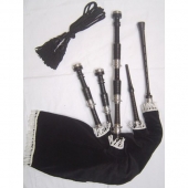 African Blackwood Highland Half Size Bagpipe Set